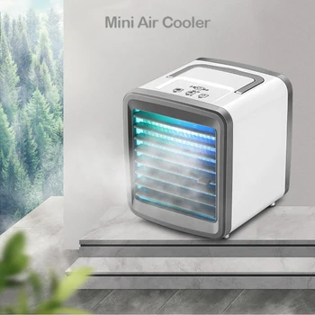 

2020 Car Portable Mini Air Cooler Fan Air Conditioner Fan Personal Space Cooler Air Cooling Fan For Home Office