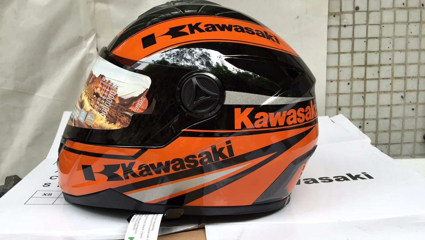 Для мотоцикла Kawasaki Профессиональный гоночный шлем классический зеленый мужской/женский мотоциклетный индивидуальный защитный шлем