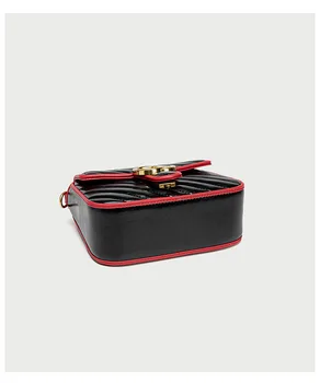 

Women Luxury Fashion Designer High Quality PU Qulited Shoulder Bag Gold Chain Flap Handbag Clutch Office Daily with Top Handle