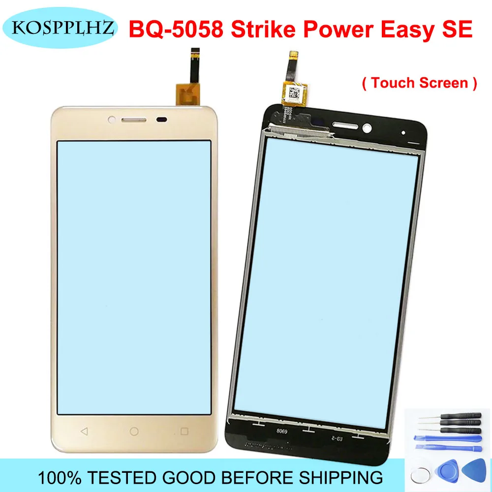KOSPPLHZ 5 дюймов переднее внешнее стекло для BQ мобильный 5058 Strike Power easy SE bq5058 bq