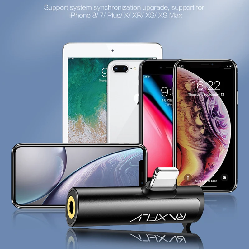 2в1 адаптер для iPhone 7 8 Plus X XS MAX аудио разветвитель заряда конвертер для Lightning-3,5 мм разъем для наушников аудио адаптер