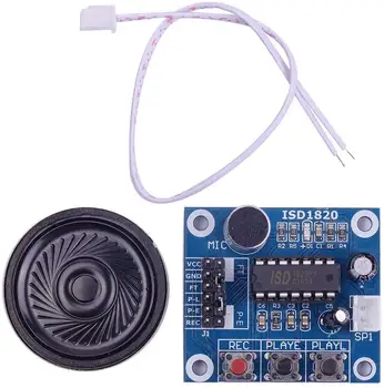 

Cuburtas ISD1820 Sound Voice Audio Mic Recording Playback Module Loudspeaker for Arduino CYT1022