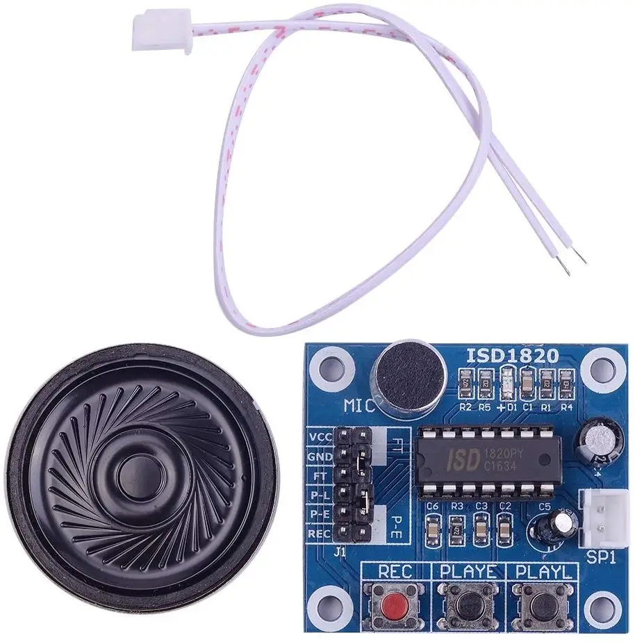 Звуковой микрофон Cuburtas ISD1820 звукозаписывающий модуль громкоговоритель для Arduino