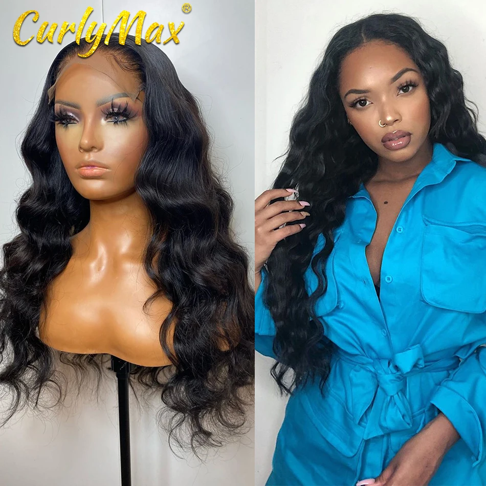 Кудрявые Макс прозрачные кружевные передние человеческие волосы парики