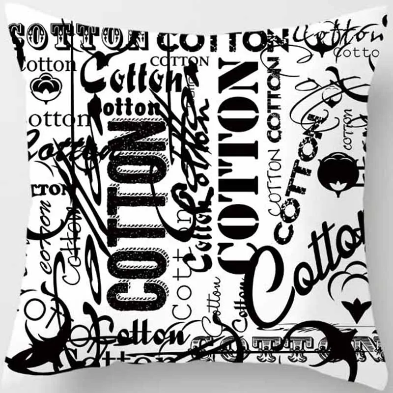 Горячая продажа Мода Красота наволочка английские буквы крутые Квадратные наволочки пледы наволочки 45*45 см