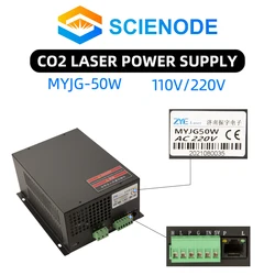 Scienode – alimentation 50W pour Machine de découpe et gravure Laser, CO2, pièces spatiales, Kits d'accessoires MYJG 50W, catégorie 2021 