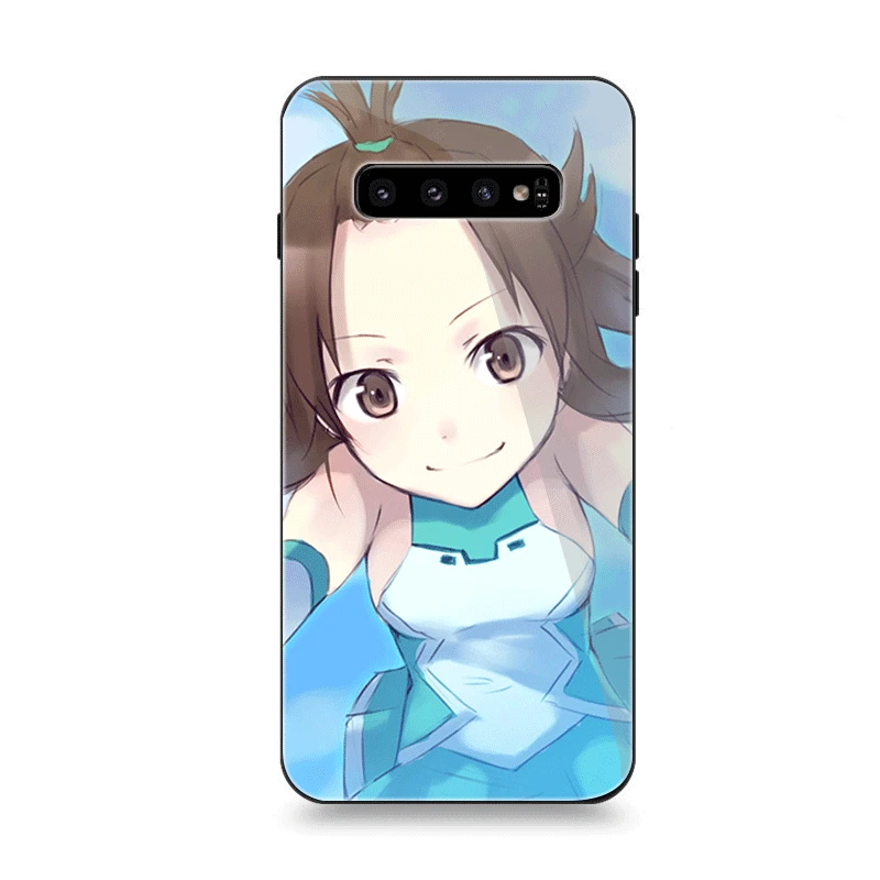 Чехол для телефона стекло для samsung A10 A20 A30 A40 A50 A60 A70 S7 Edge S8 Plus Note 8 9 S10 крышка цветок Рин-не Kyouno Madoka - Цвет: G10