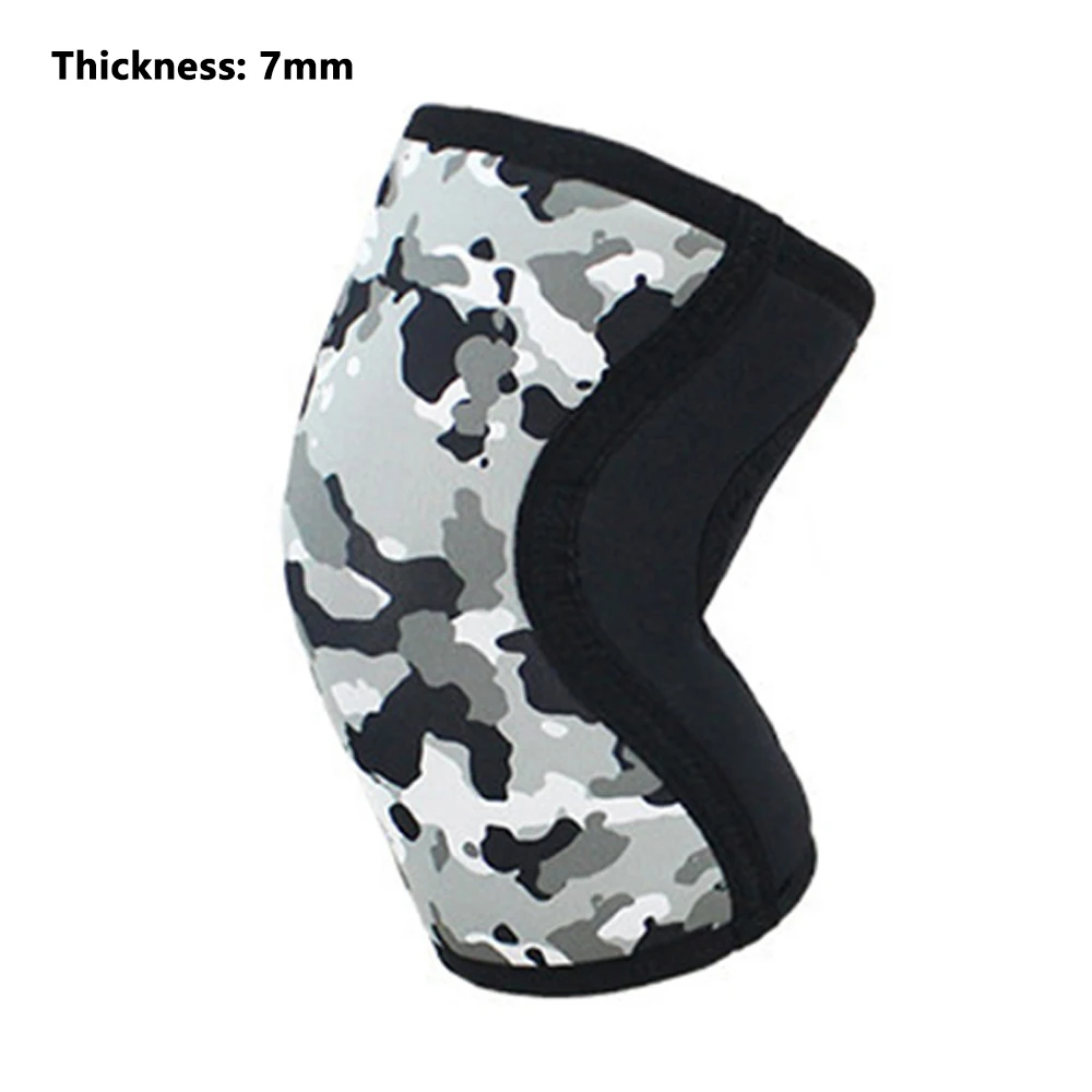 black gray camo Высокое качество № 5 мм эластичный неопрен водонепроницаемые сапоги до колена поддержки обертывания пауэрлифтинг для crossfit - Цвет: black gray camo