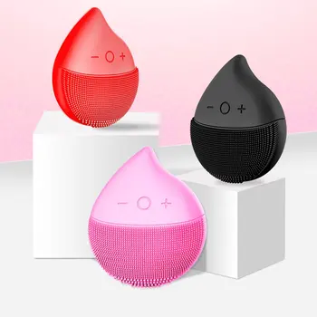 

Electric Silicone Cleansing Instrument Ultrasonic Wash Instrument Pore Cleaner Blackhead Removal Wash Brush