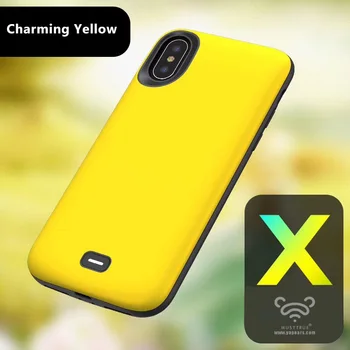 

New Battery Case 5000mAh Wireless Compact Mobile Charger For iPhone X Power Bank Case with Audio Support