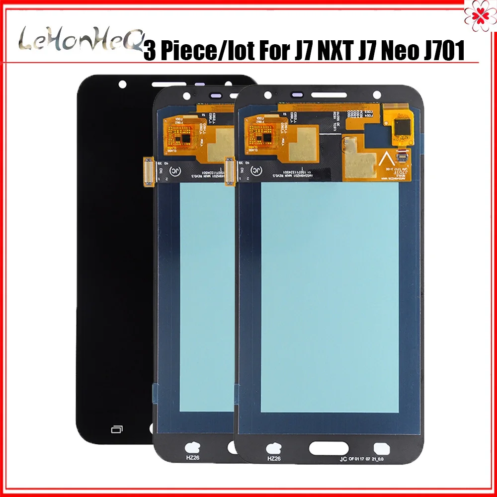 

3 piece/lot LCD For Samsung Galaxy J7 neo J701 J701F J701M J701MT LCD Screen Display With Touch Digitizer assembly