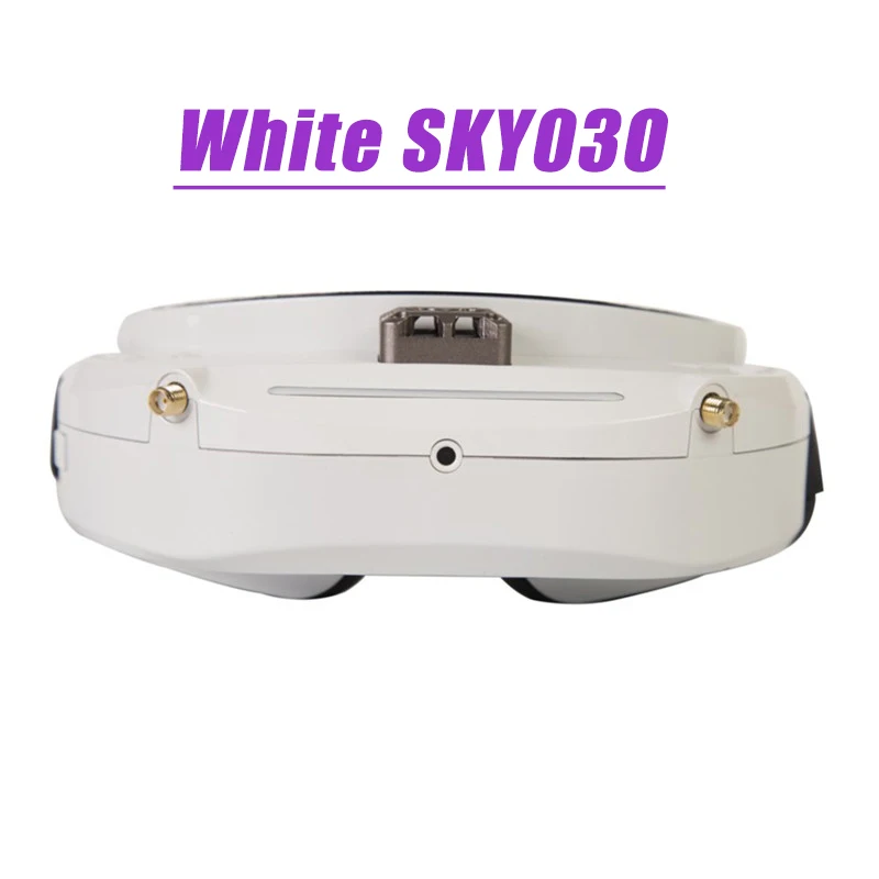 Skyzone SKY03O O светодиодный/SKY03S/SKY02C/SKY02X 5,8 ГГц 48CH разнообразие FPV очки для радиоуправляемого дрона Accs OSD DVR HDMI и головной вентилятор светодиодный - Цвет: White SKY03O