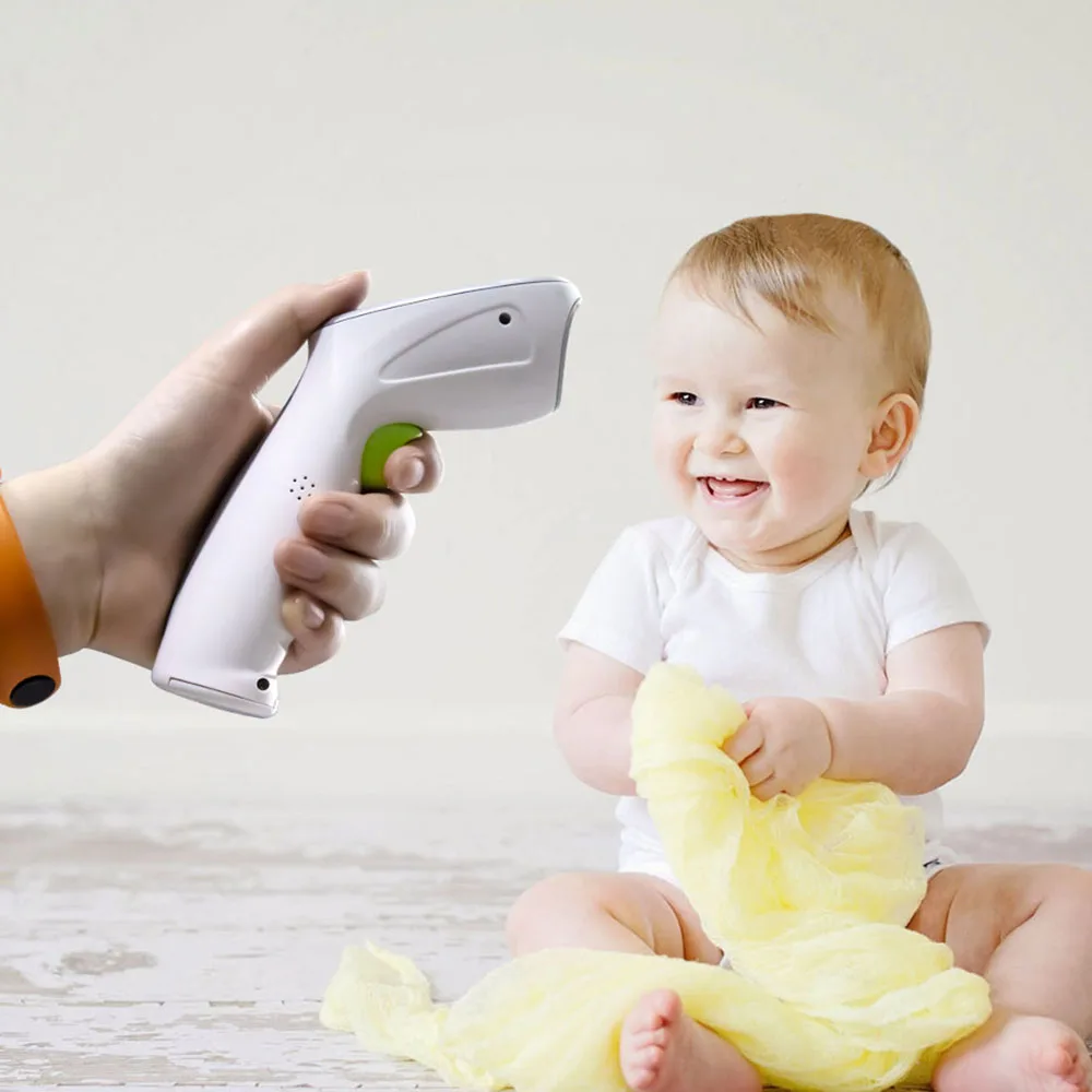 Baby Digital Thermometer Infrared Forehead Body Thermometer Non-Contact Temperature Measurement