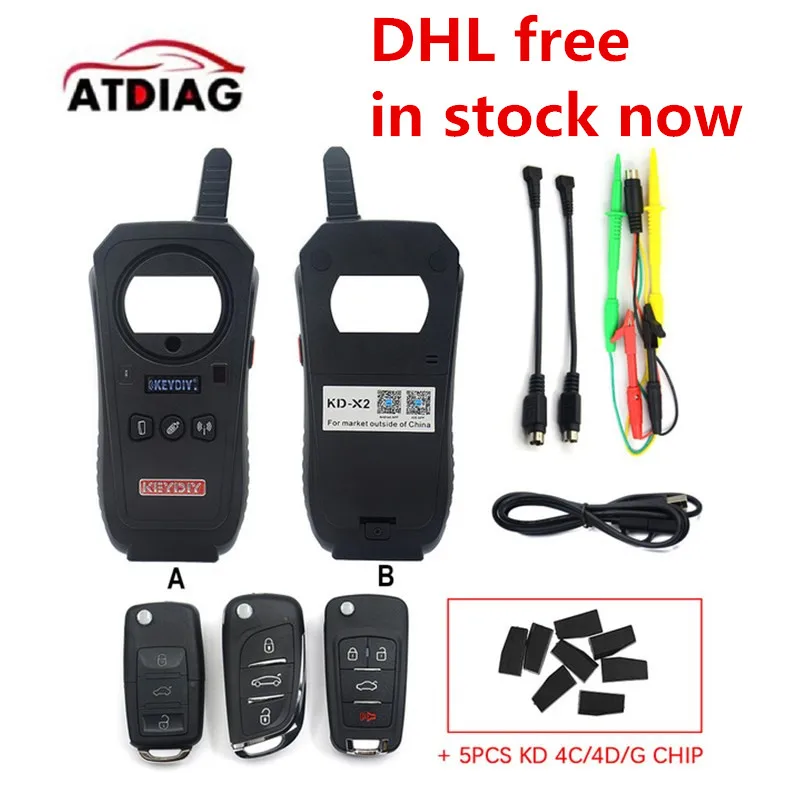 DHL KEYDIY KD X2 дистанционного разблокировщик ключ генератор 96Bit 48 транспондер чип