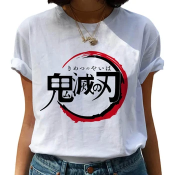 

2020Harajuku Funny Japanese Anime Kimetsu No Yaiba Demon Slayer T Shirt Graphic Top Tees Streetwear Punk Clothes Women