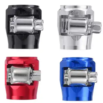 

AN6 Hex Hose Finisher Clamp With Screw Band Hose End Cover Fitting Adapter Connector