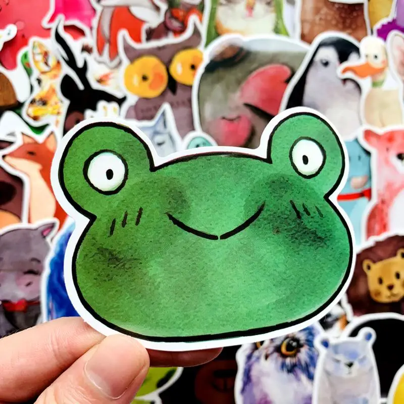 50 шт. VSCO девушка супер милые животные наклейки автомобиль ноутбук ...