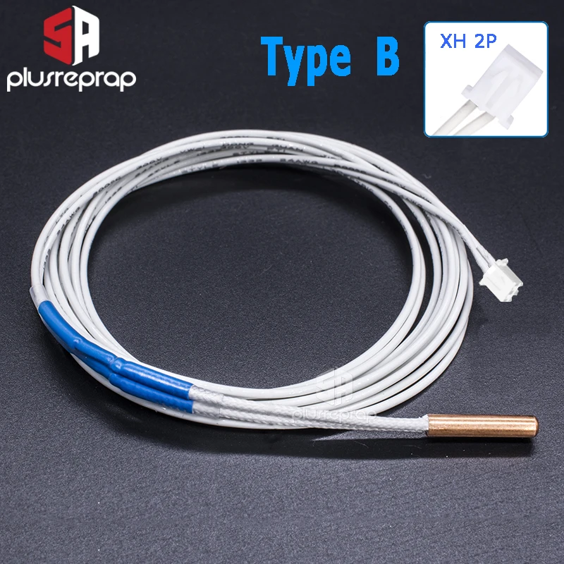 High-Temperature NTC 100K Ohm B3950 Thermistor Cartridge Sensor