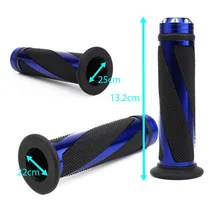 Руль мотоцикла рукоятки AluminumEnd колпачок вилка слайдер большинство скутеров спортивные велосипеды ATV Мягкая силиконовая ручка аксессуар