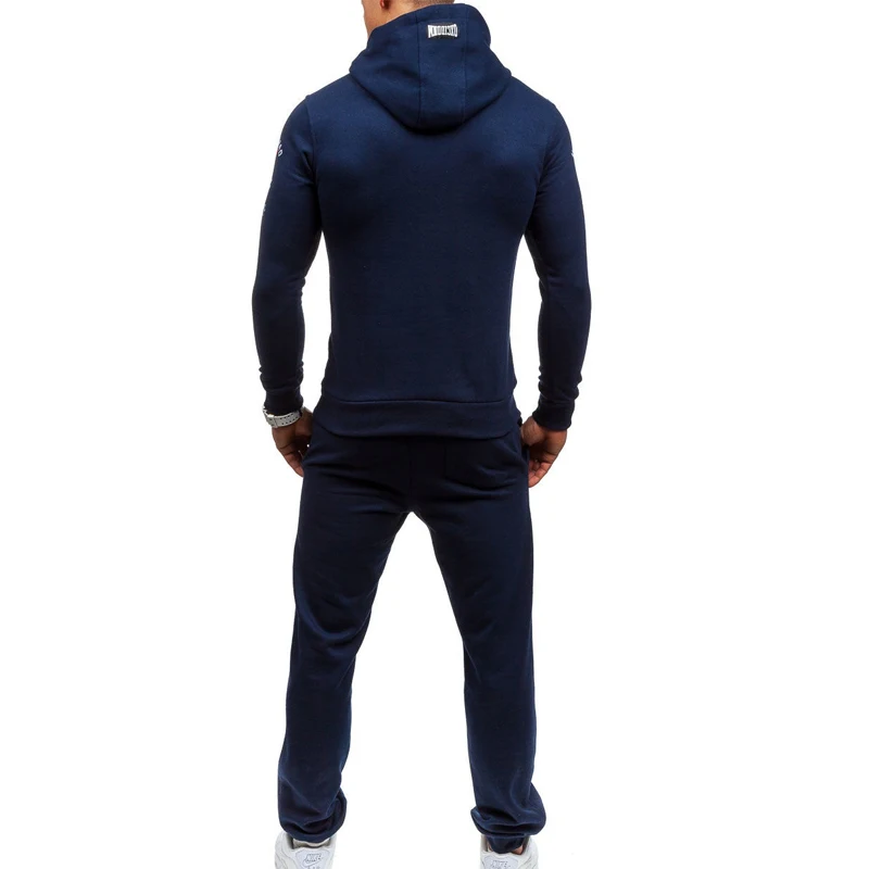 ZOGAA мужской спортивный костюм новый брендовый комплект из двух предметов