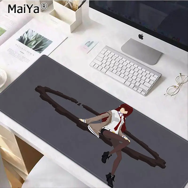 Maiya My Favorite Anime Steins Gate, игровой коврик для мыши из натурального каучука, Настольный коврик,, большой коврик для мыши, клавиатуры, коврик