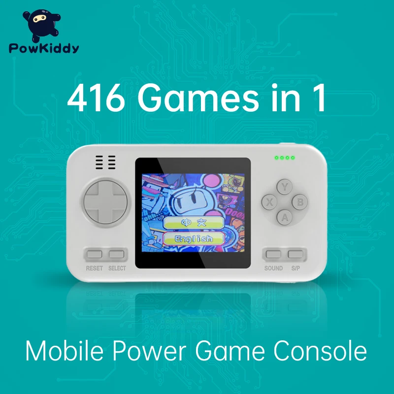 Игровая консоль Powkiddy 416 портативная игровая приставка с двойным USB-выходом