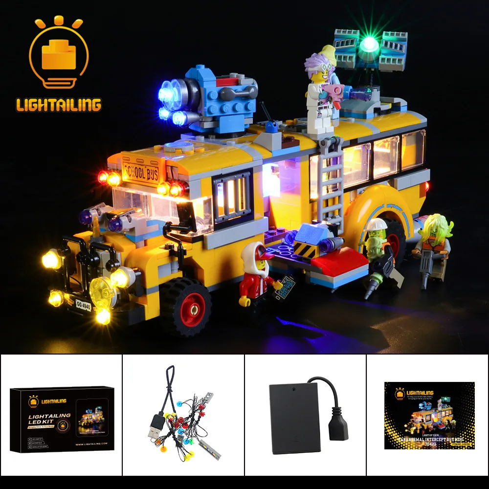 

LIGHTAILING LED Light Kit For 70423 Paranormal Intercept Bus 3000 Toy Building Blocks Lighting Set Only