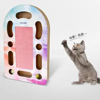 

Cat scratch board cat claw board pet toys corrugated ball turntable wear-resistant claw training cat supplies