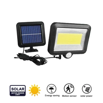 

56/30 LEDs Solar Street Garden Security light Solar Motion Sensor Light with Remote Control outdoor lighting lamp split mount 5M