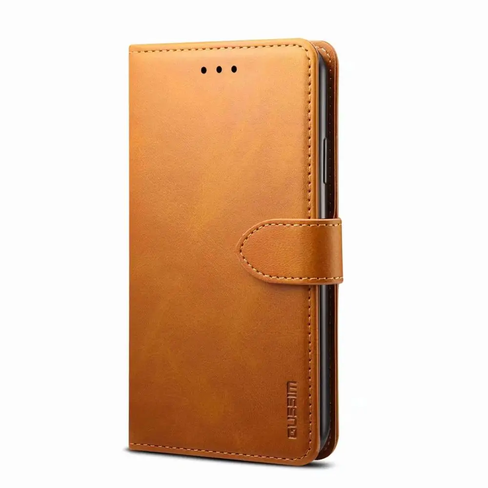 Luxury Leather A50 Case For Samsung Galaxy A70 A50 A40 A30 A20 A10 M10 A80 A90 Strong Magnetic Wallet Flip Card Slots Cover - Цвет: Yellow