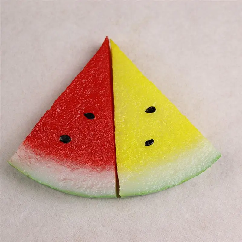  Artificial Fruit Watermelon Slice Creative Decorative Fake Fruit Teaching Prop - 4000560802903