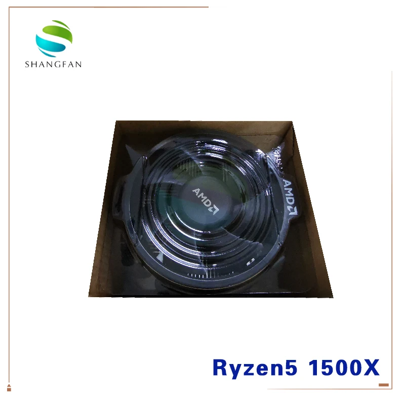 Новый четырехъядерный процессор AMD Ryzen 5 1500X R5 3 ГГц L3 = 16M 65 Вт YD150XBBM4GAE Socket AM4 с