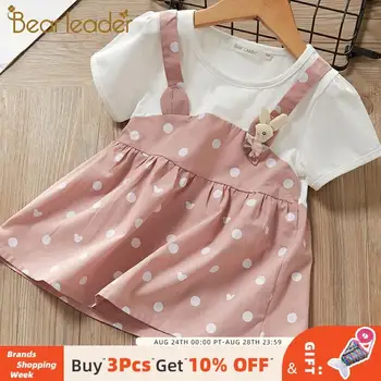 

Bear Leader Baby Dresses New Summer Newborn Baby Girls Cute Dress Polka Dot Princess Costume Toddler Girls Lovely Baby Clothes