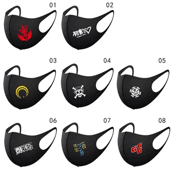

Anime Cosplay Masks Dustproof Cotton Mouth Mask Cover Cartoon Respirator Face Mask For Adult