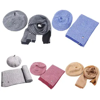 

Charm Children Berets Scarf Suit Autumn Winter Warm Baby Boys Girls Hat Scarves