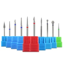 MAD DOLL 10 типов сверл для ногтей, электрическая мельница с маленькой головкой, резак, машинка для маникюра, пилка для ногтей, шлифовка, инструменты для дизайна ногтей