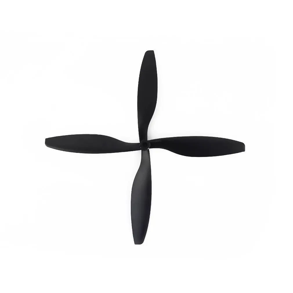 Hot! High1pair 10x4.5" 1045 BLACK Red Nylon Propeller For Hex Rotation Hexa Multicopter New Sale