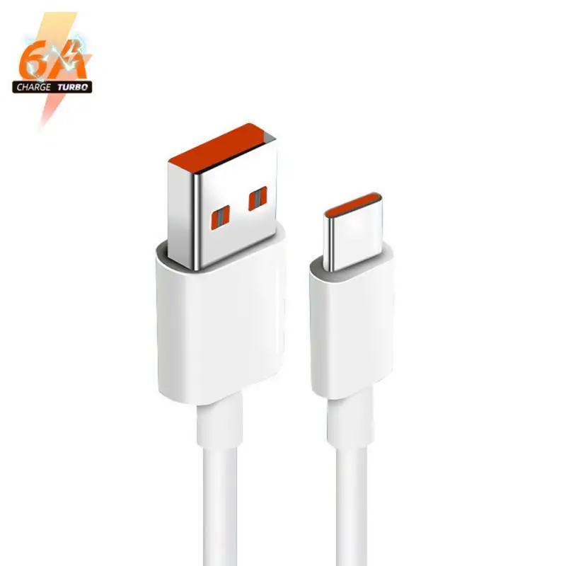 6A USB Type C кабель для Huawei P40 Pro Mate 30 P30 66 Вт Быстрая зарядка USB-C Кабель зарядного