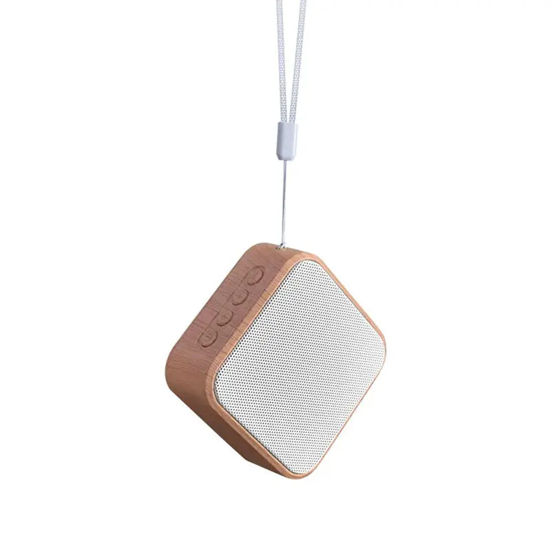 Деревянный зерна A70 Bluetooth динамик портативный вставной карты мини сабвуфер беспроводной Bluetooth динамик - Цвет: Белый