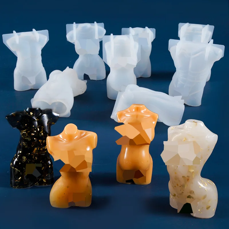 Female Torso Candle Mold Perfect Bust Scented Candle Molds Human Nude