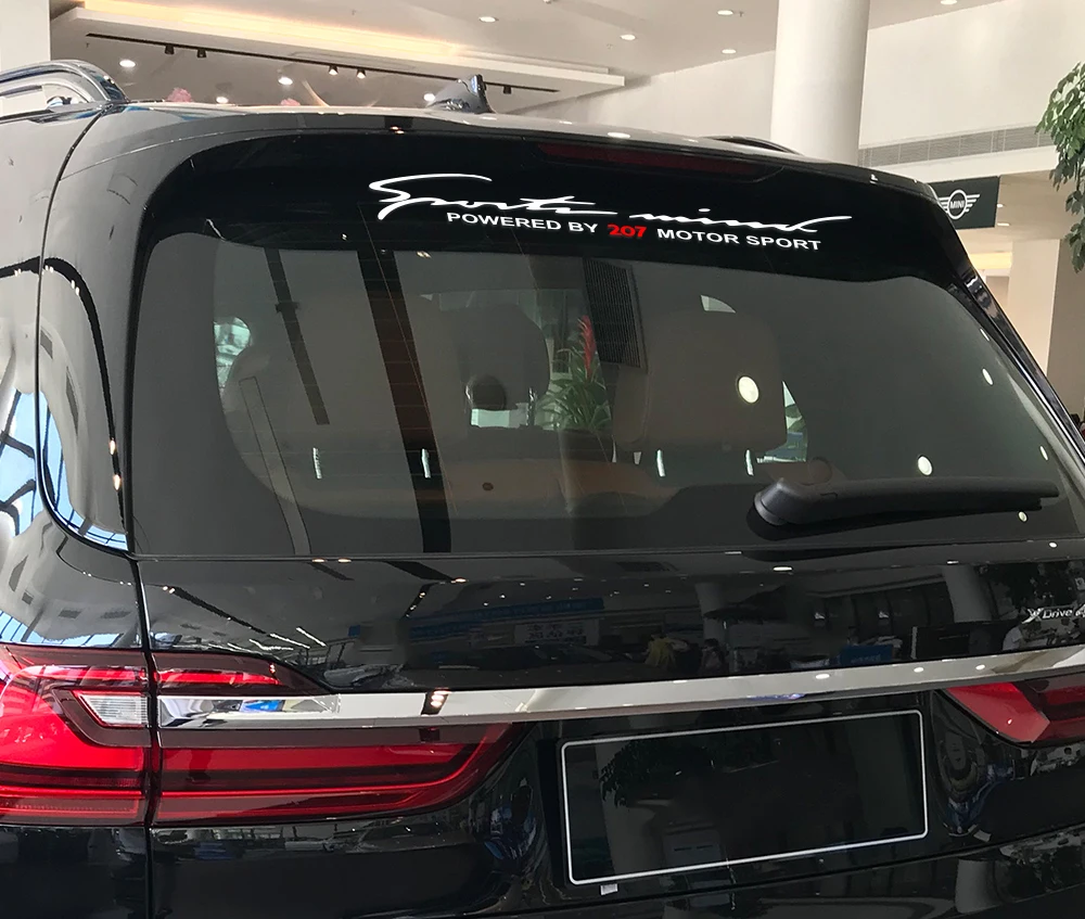 Sport Vinyl Car Stickers And Decals For Peugeot 207 Auto Reflective PVC Front Windscreen Rear Windshield Decor Decal Accessories (6)