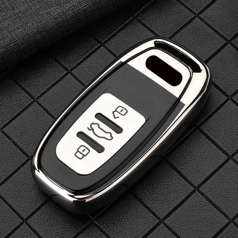Guscio Telecomando Chiave Per Audi A1 A3 A4 A6 A8 Q3 Q5 Q7 - Con Portachiavi - Foto 7