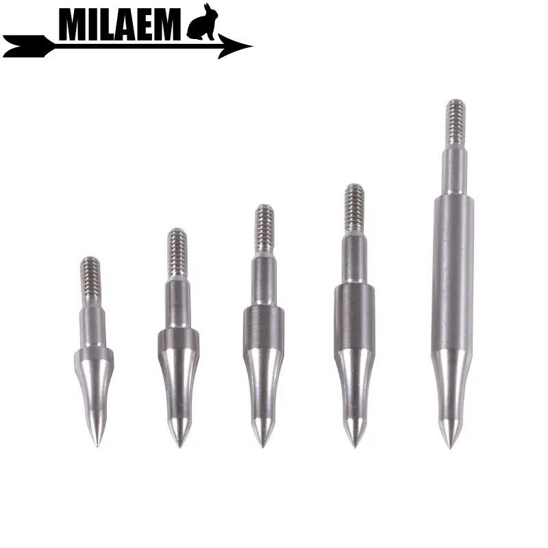 

12pcs 75-100-125-200-250-300gr Archery Arrowhead Field Arrow Points Steel Tips Broadhead Screw Target shooting Arrow Accessories