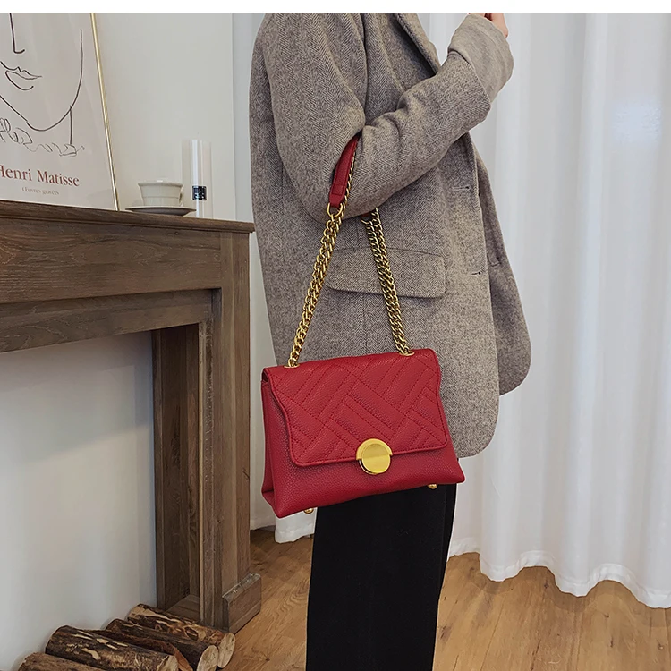 iVog New Arrival Everyday Ladies Small Chain Messenger Shoulder Handbag gg Fashion Hand Bags for Women