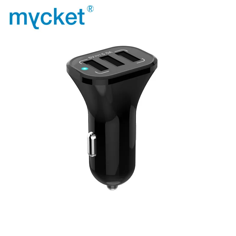 MYCKET 3 USB Автомобильное зарядное устройство Универсальный мини разъем для