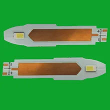 3055 огни с галстуком ban M2 двухсторонний источник света три ядра 3055 белый свет бусины 9 В csp белый свет