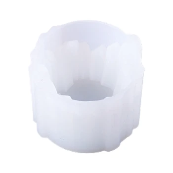 

Crystal Epoxy Storage Box Resin Mold Candle Holder Silicone Mould DIY Crafts Ornament Making Tool
