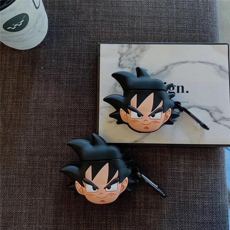 Для AirPod 2 Чехол 3D мультфильм Dragon Ball мягкий силиконовый беспроводной Bluetooth кожухи головных телефонов для Apple Airpods чехол милый чехол Funda