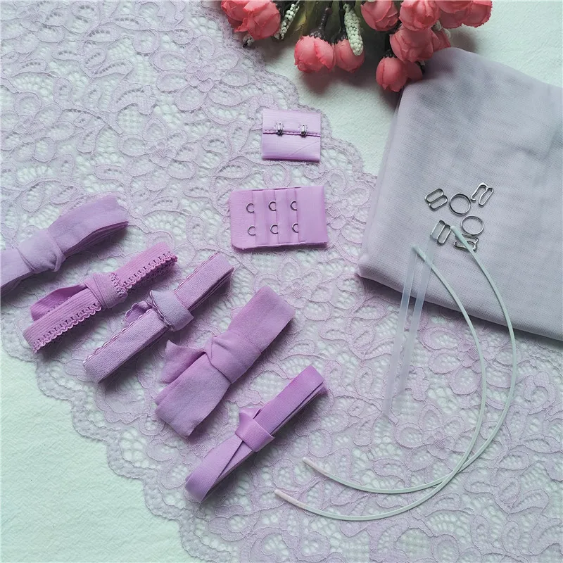 High Quality Material Women's Bra And Panties Sewing Set Accessories