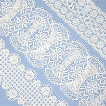 7 ярдов белая серия хлопок кружева смешанные цвета кружева аксессуары для дома Одежда DIY материалы планки основы Вязание Швейные аксессуары